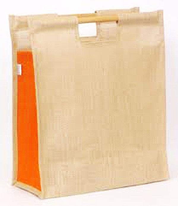 Unlaminated Jute Promotional Bag / jute shopping bag
