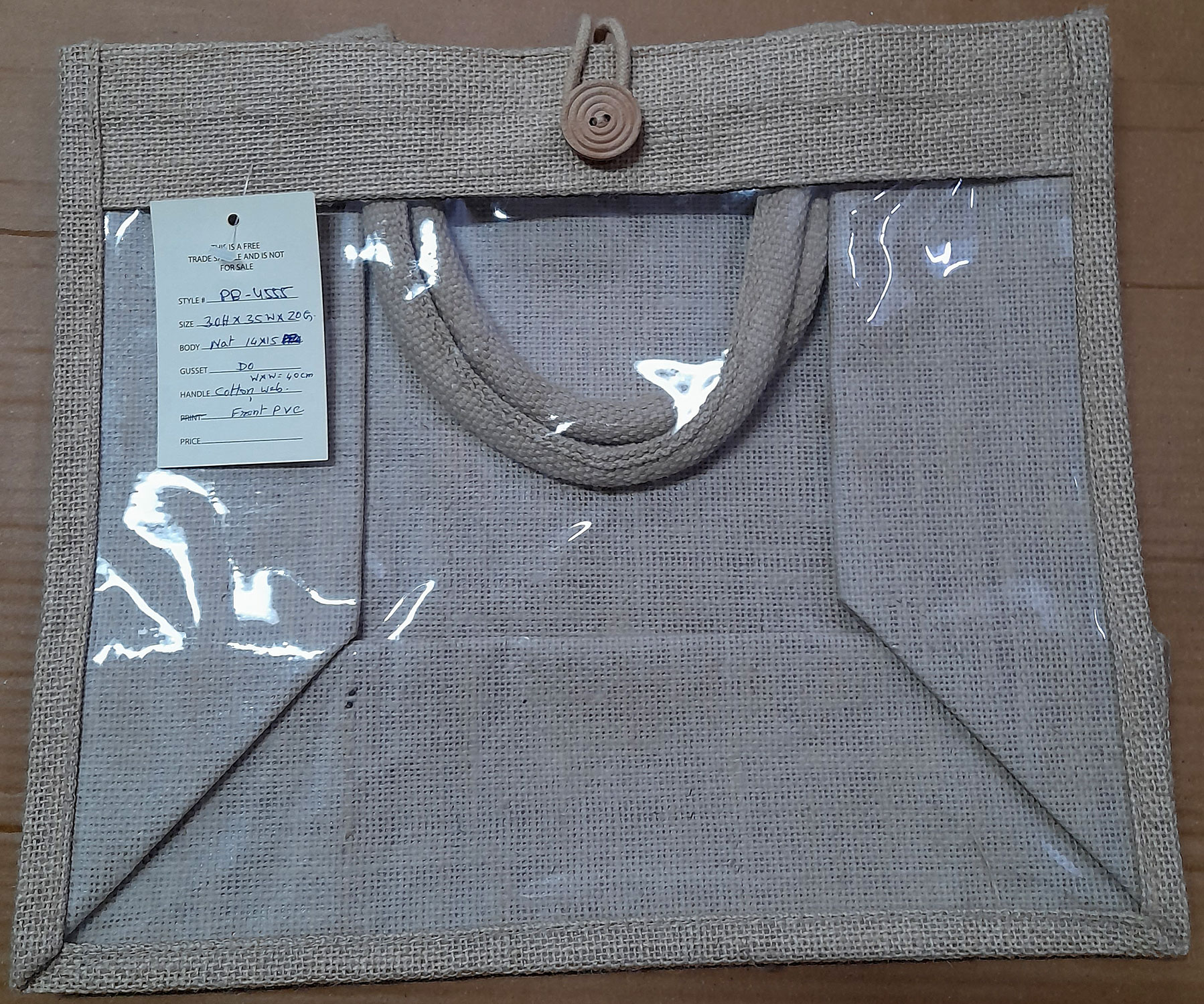 PE – 4555 Nat Cotton Web Bag